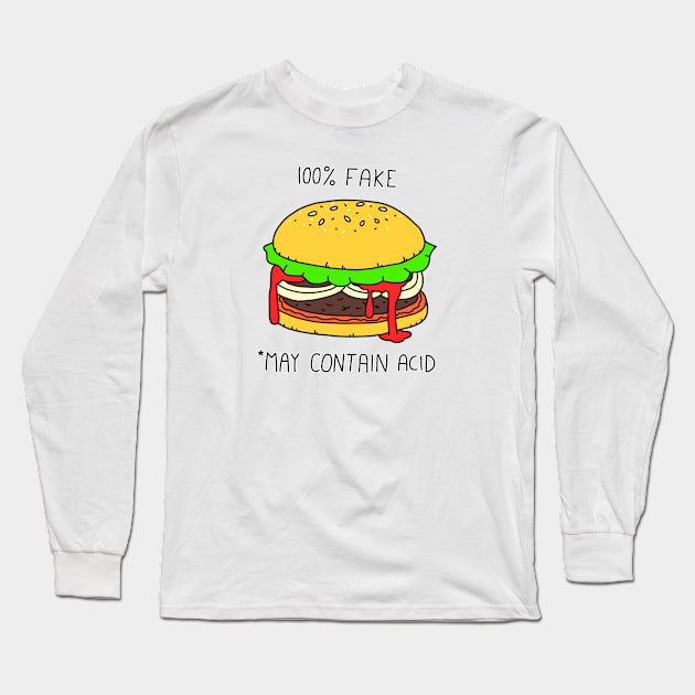 KLADD .fake burger Long Sleeve T-Shirt by Noxlof